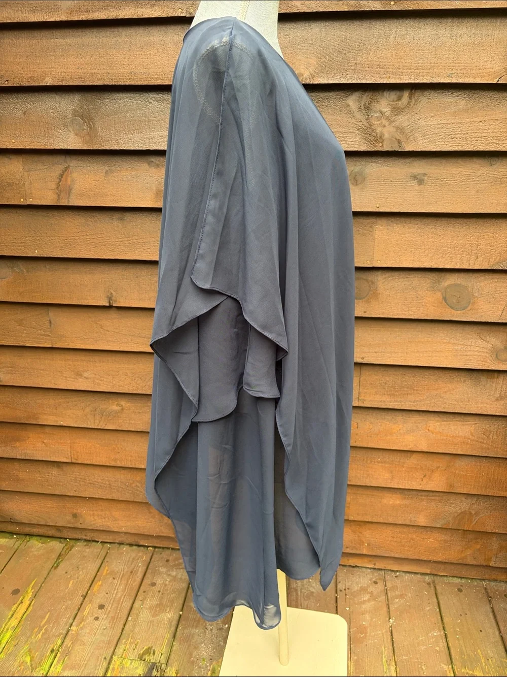 Women's Navy Blue Straight-Leg 2 piece Set